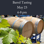 Barrel Tasting Thurs 5/23