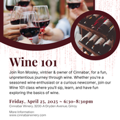 Wine 101 Class 4/25/2025